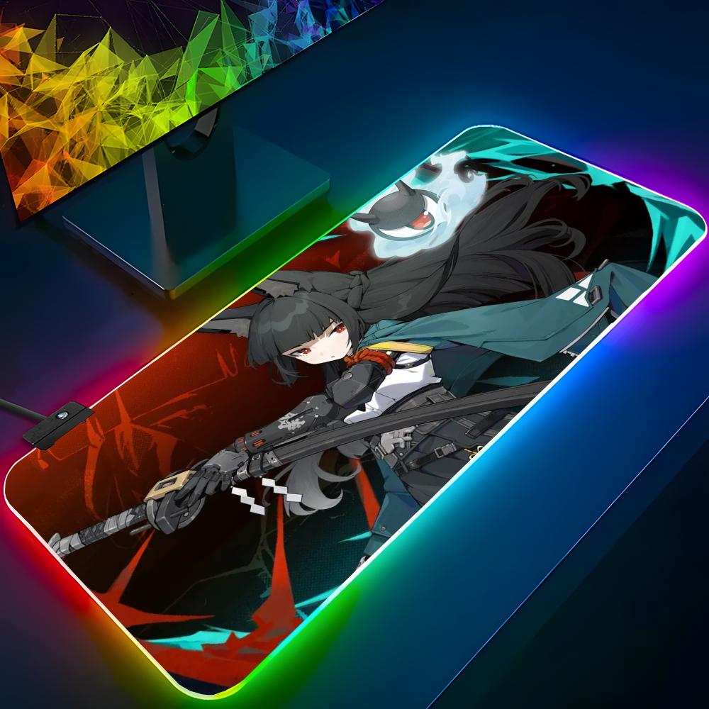 Laptop Accessories Rgb - ZZZ Gaming Hoshimi Miyabi muismat RGB-achtergrondverlichte