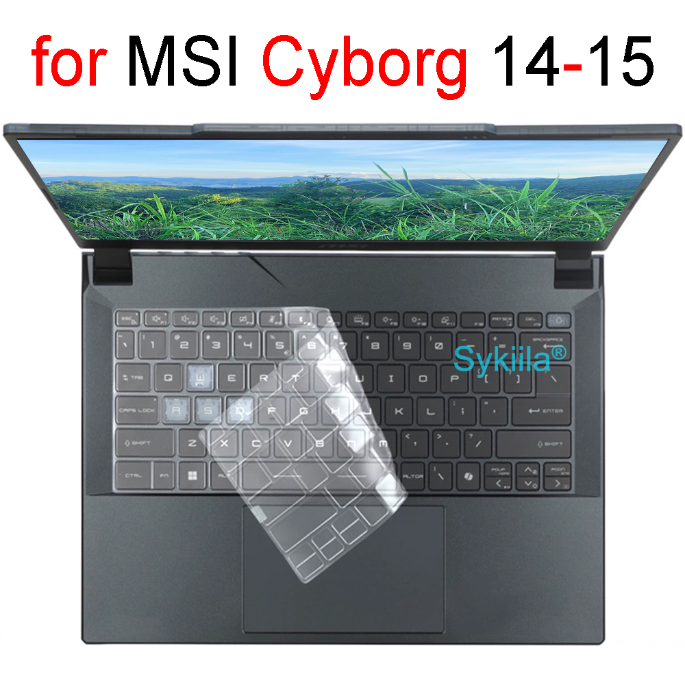 Keyboard Cover Silicone - Toetsenbord Cover voor MSI Cyborg 14