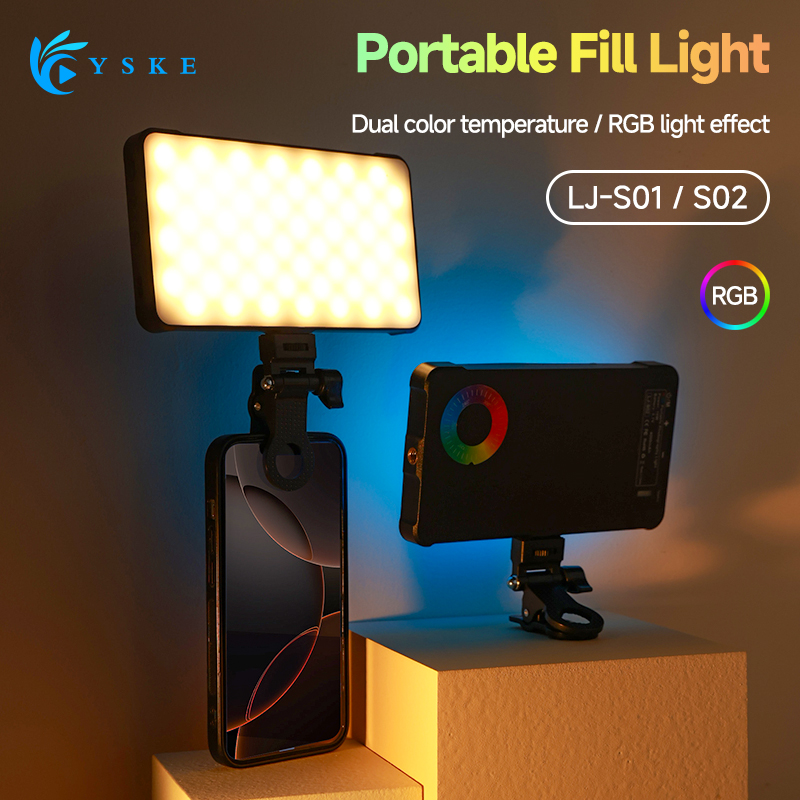 Laptop Accessories Rgb - RGB LED-videolamp Vul rechte zak Fotografie