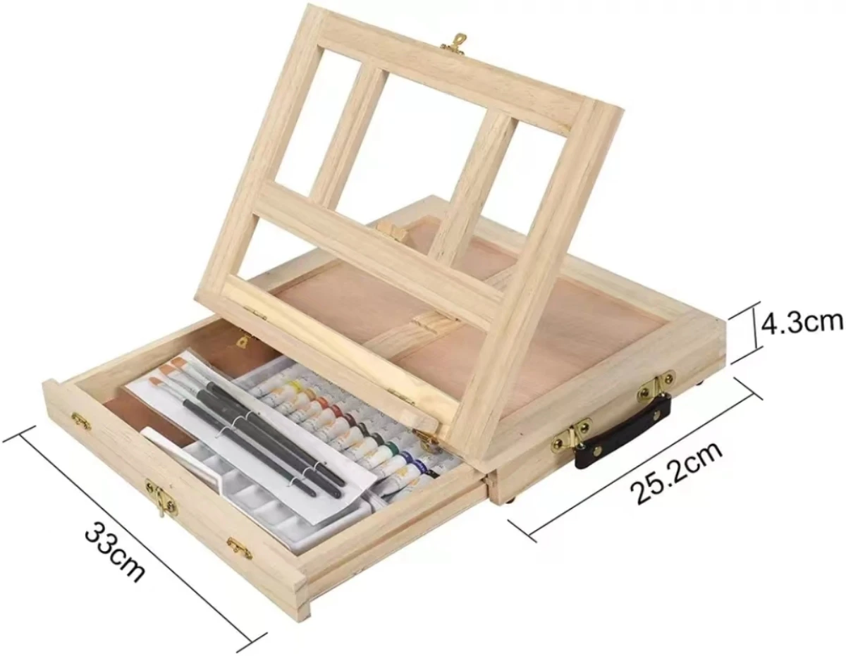 Laptop Accessories Kids - Draagbare houten tafelschildersezel voor kunstenaars en