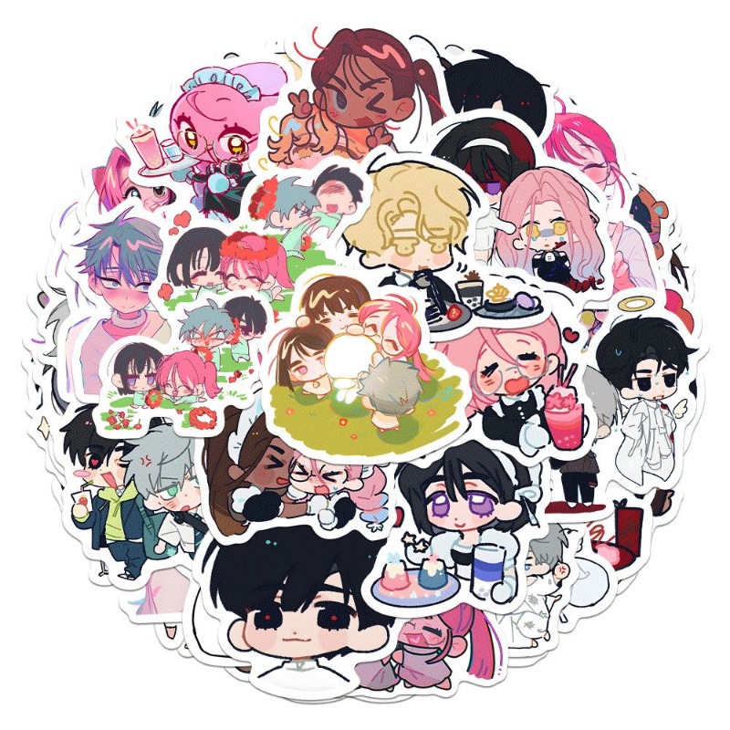 Laptop Accessories To Gift - 80 stks/set Cartoon Anime Alien Stage