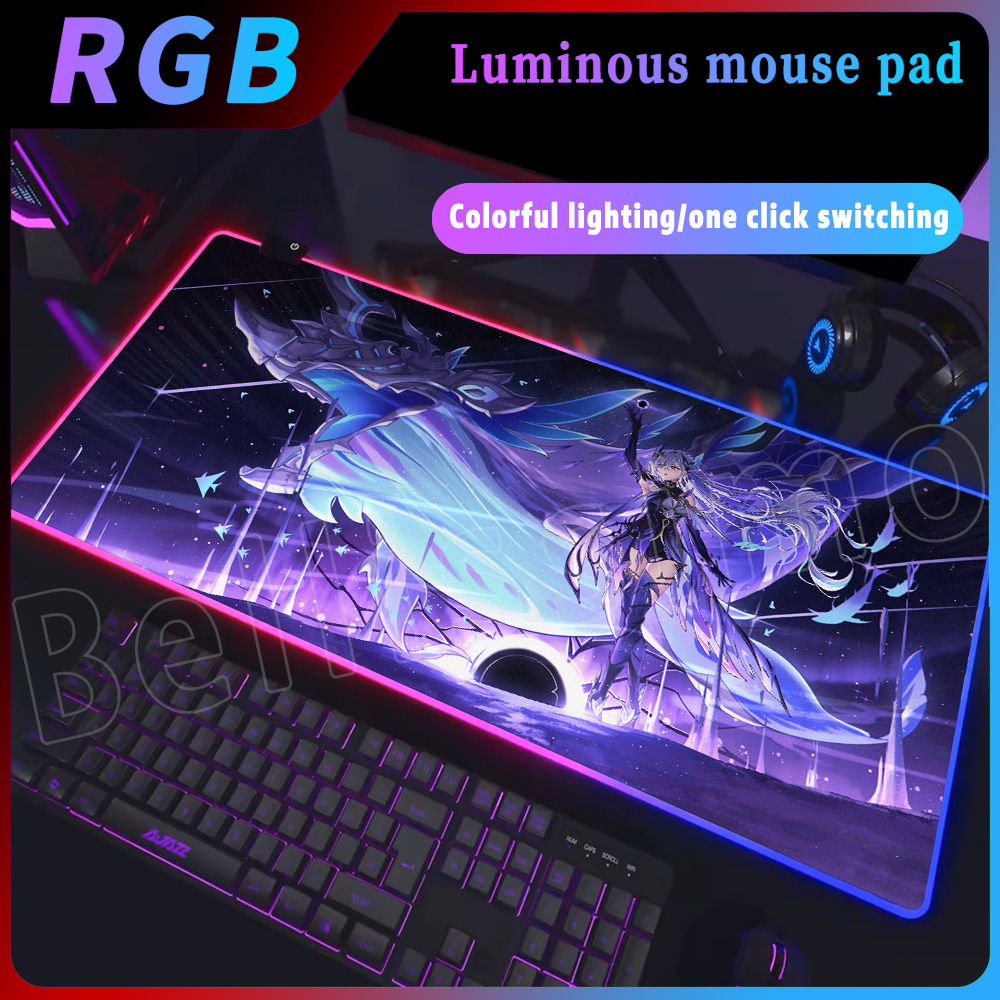 Laptop Accessories Rgb - Anime Nieuwe Arlecchino Skirk Bureaumatten Genshin