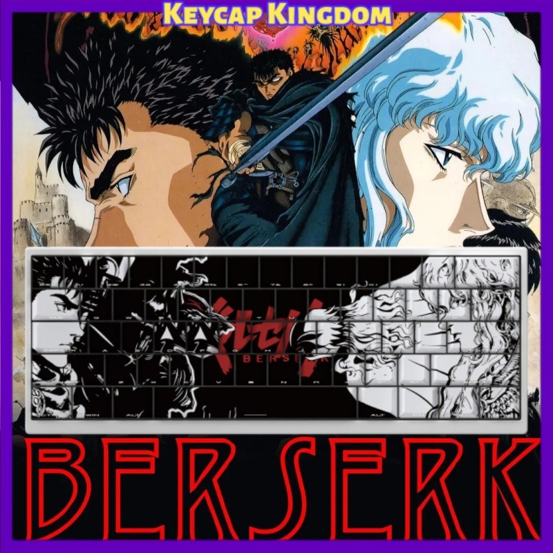 Laptop Accessories To Gift - BERSERK Thema Anime Keycap 98 Key