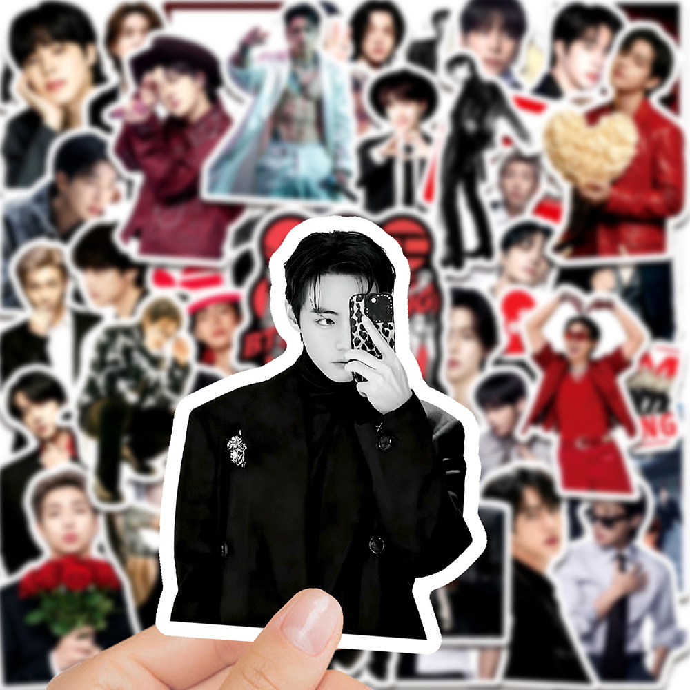 Laptop Accessories To Gift - BTS K-pop Boy Group Stickers 50