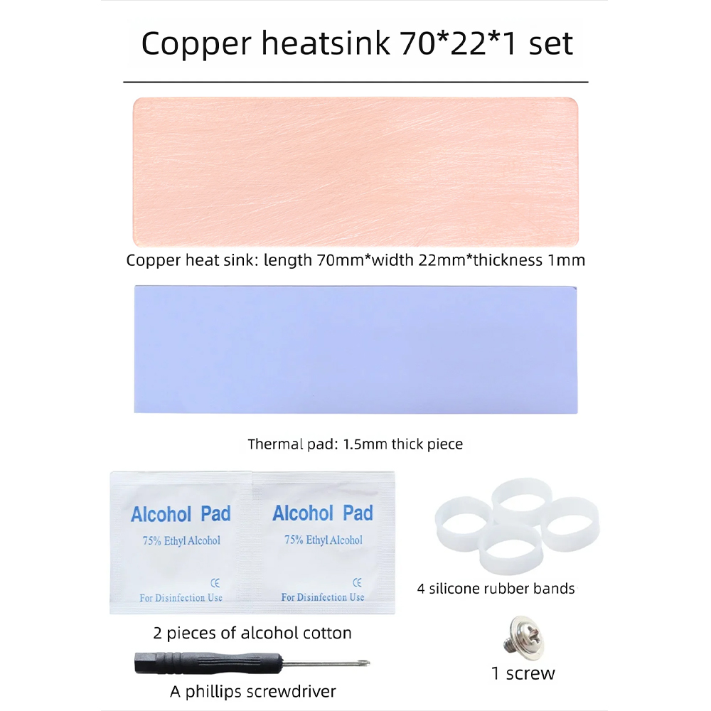 M.2 SSD Heatsink voor NVMe NGF - Laptop Accessories Cooling Pad recensie en prijs