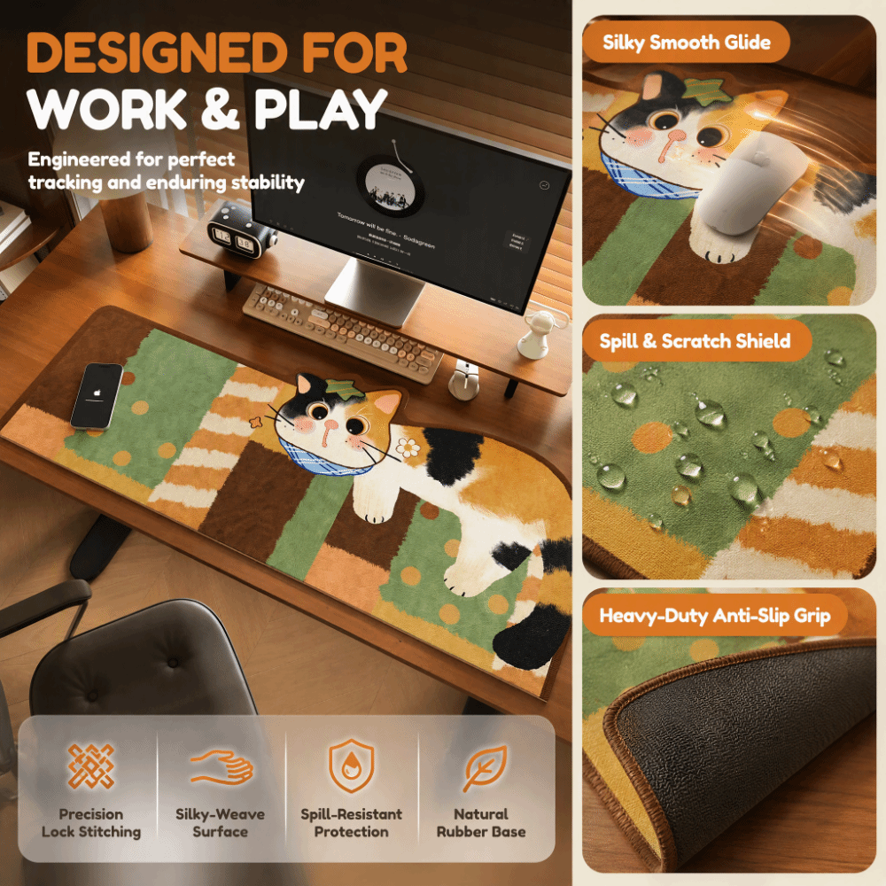 Rubberen muismat met cartoonka - Laptop Accessories Writing Pad recensie en prijs