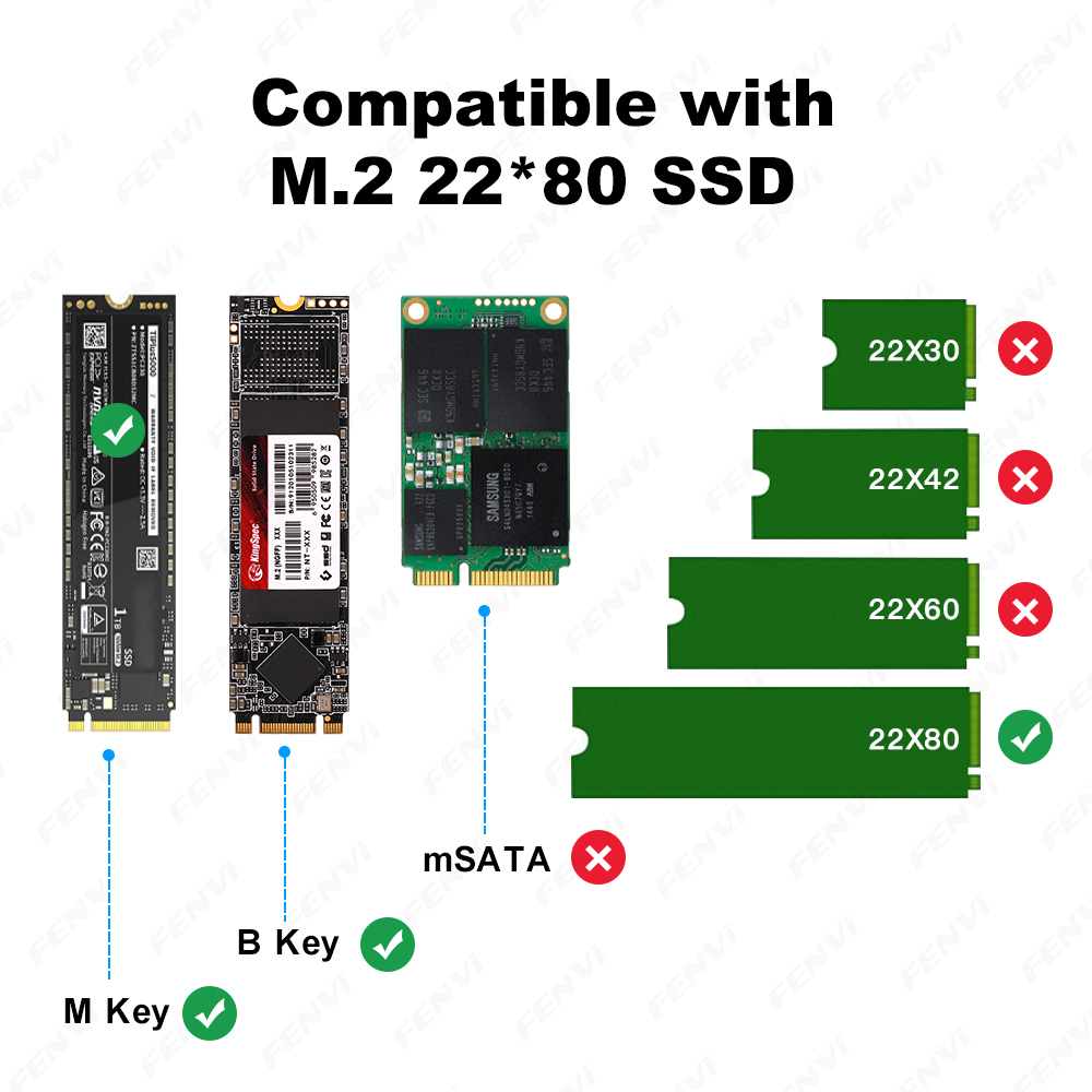 FENVI M.2 SSD Koellichaam NVME - Laptop Accessories Cooling Pad recensie en prijs