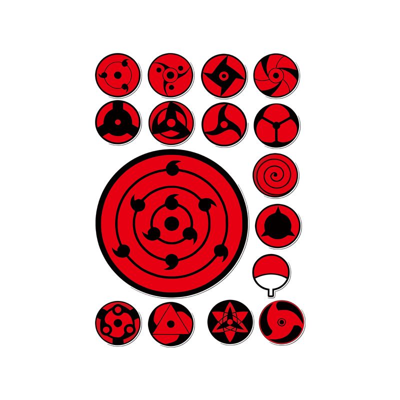 Sharingan Eye Die-cut Sticker  - Laptop Accessories To Gift recensie en prijs