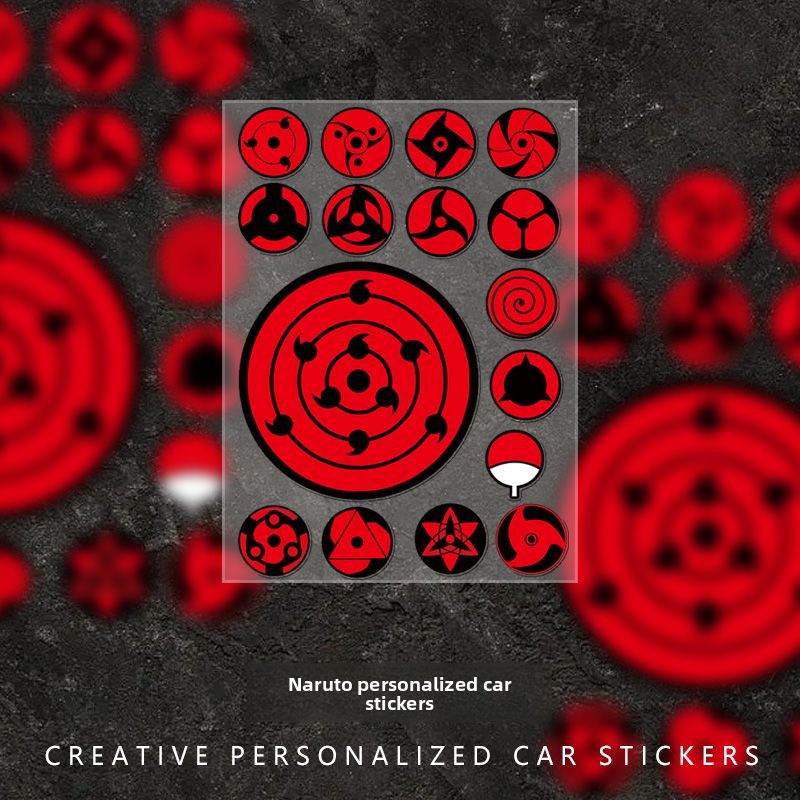 Sharingan Eye Die-cut Sticker  - Laptop Accessories To Gift recensie en prijs