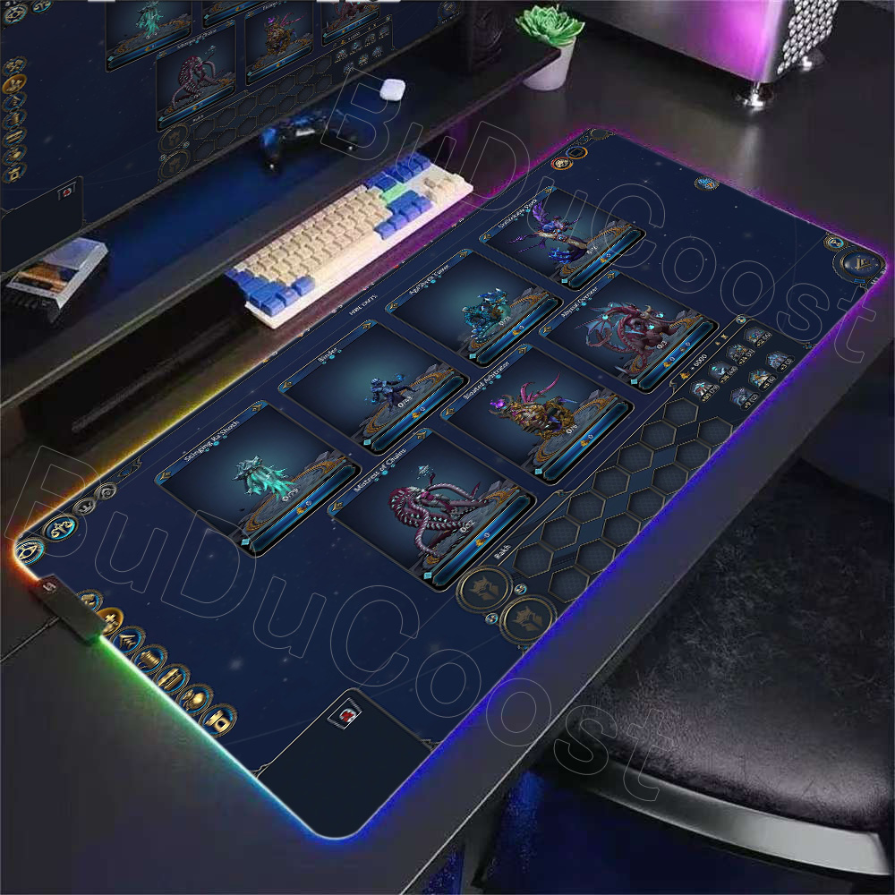 RGB-gloeiende bureaumat Heroes - Laptop Accessories Rgb recensie en prijs