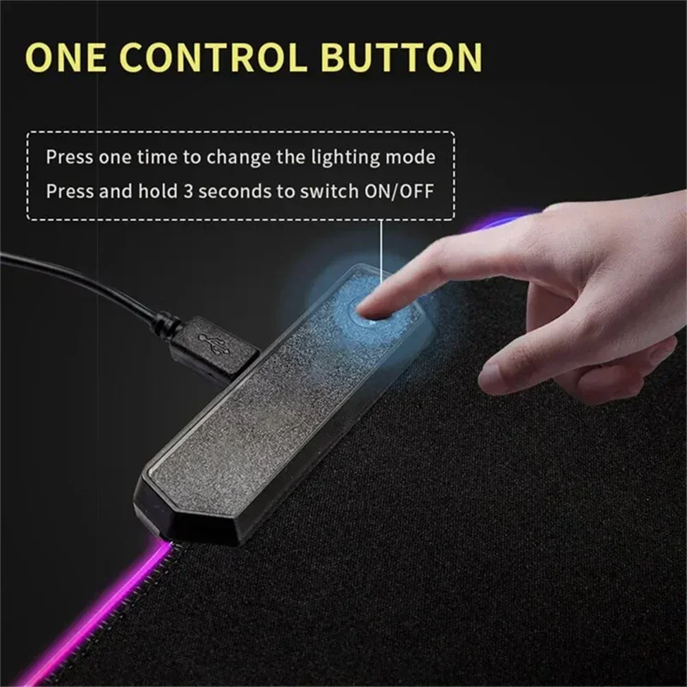 RGB-gloeiende bureaumat Heroes - Laptop Accessories Rgb recensie en prijs